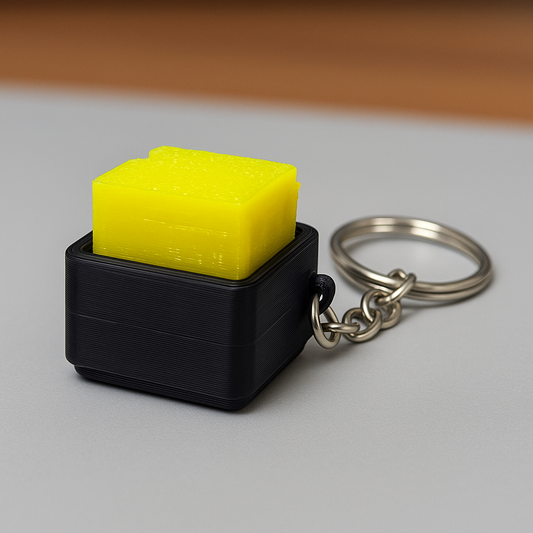 Cheese Clicker Keychain