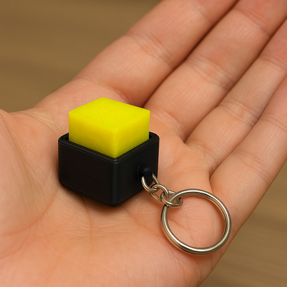 Cheese Clicker Keychain
