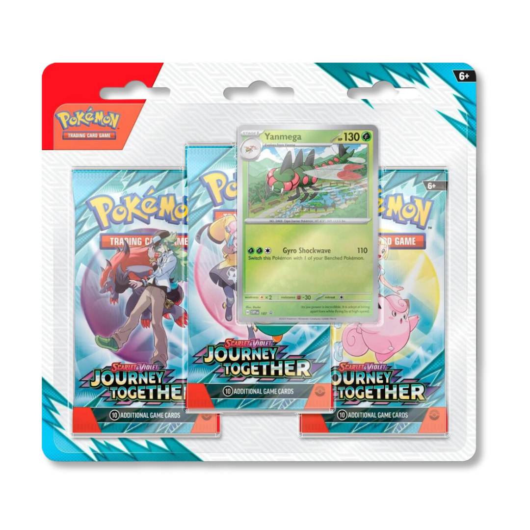 Journey Together 3 Booster Pack Blister - Yanmega Promo