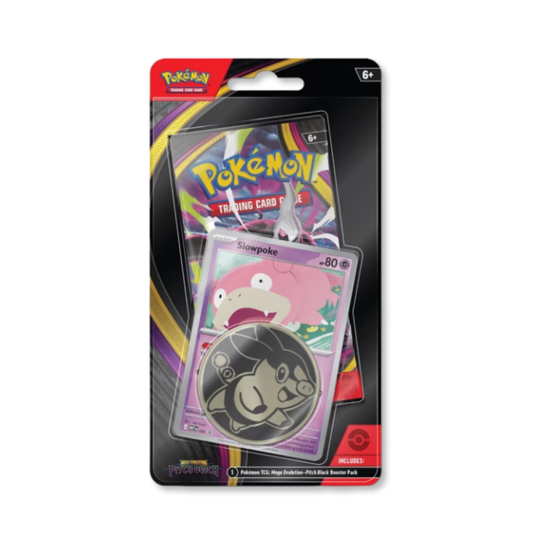 Pitch Black Booster Pack Coin Blister + Slowpoke Promo