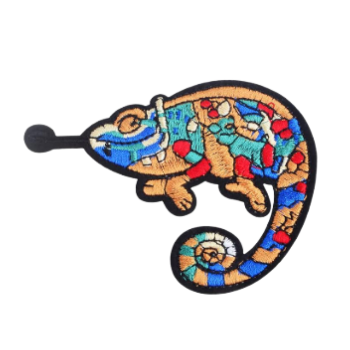 Chameleon Iron On Patch